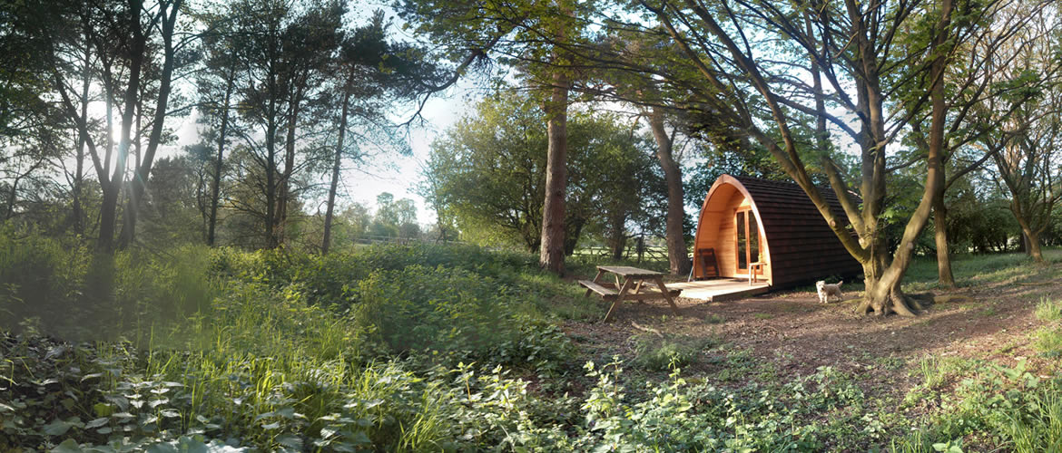 Glamping Pod Exterior