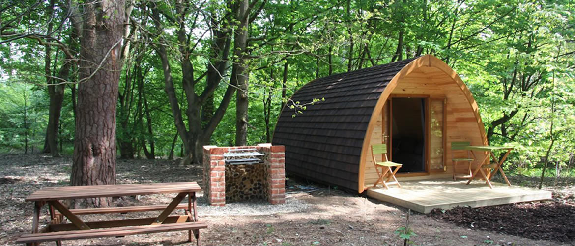 Glamping Pod Exterior