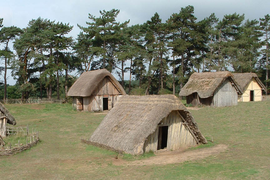 West Stow Pods Anglo-Saxon Village